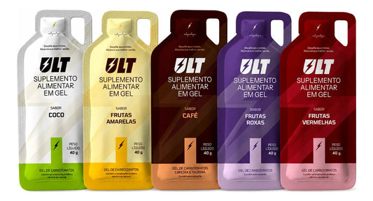 Kit Gel Carboidrato Ult Performance 5 Sabores 40g