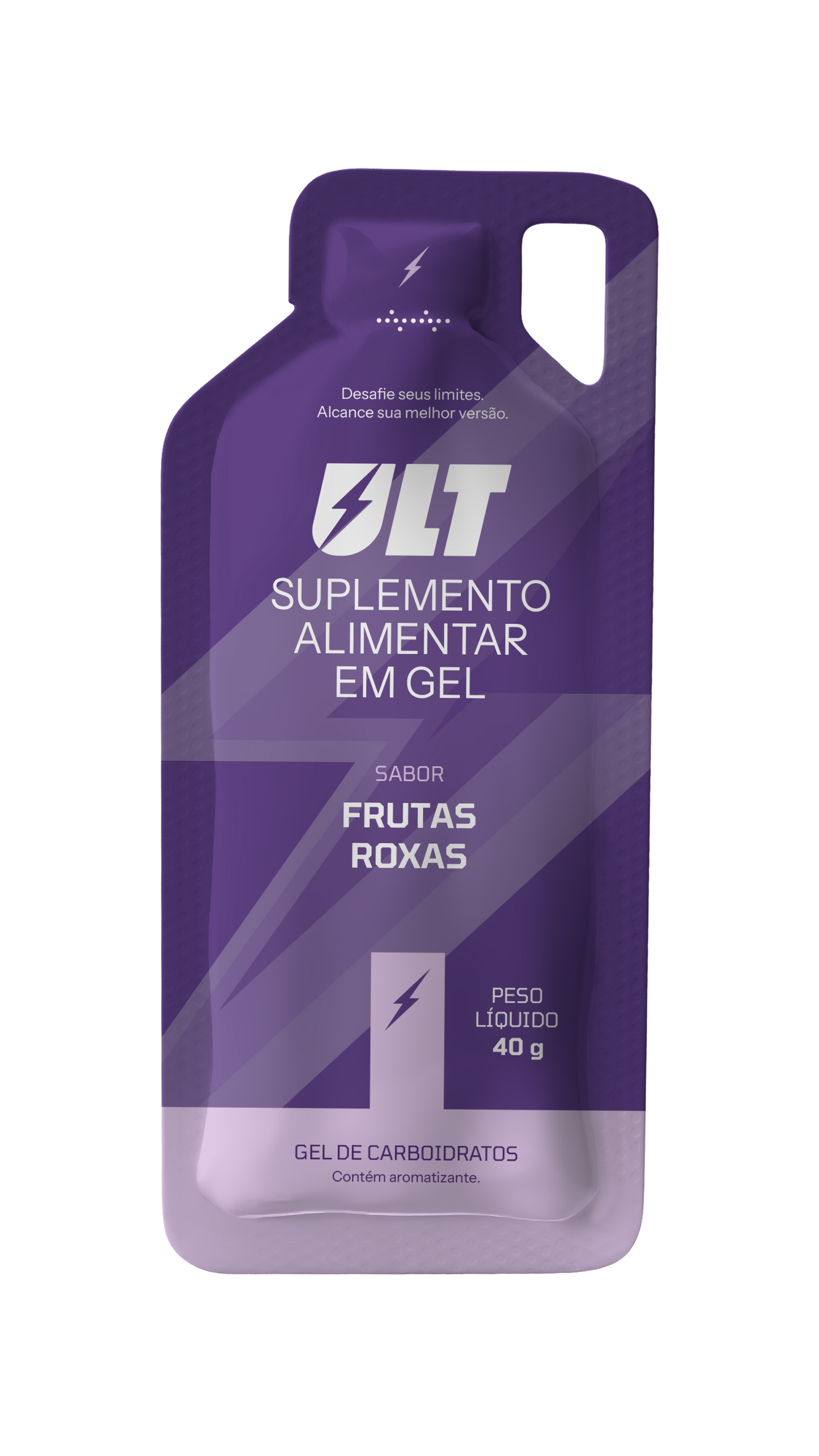 Gel de carboidrato - Frutas roxas