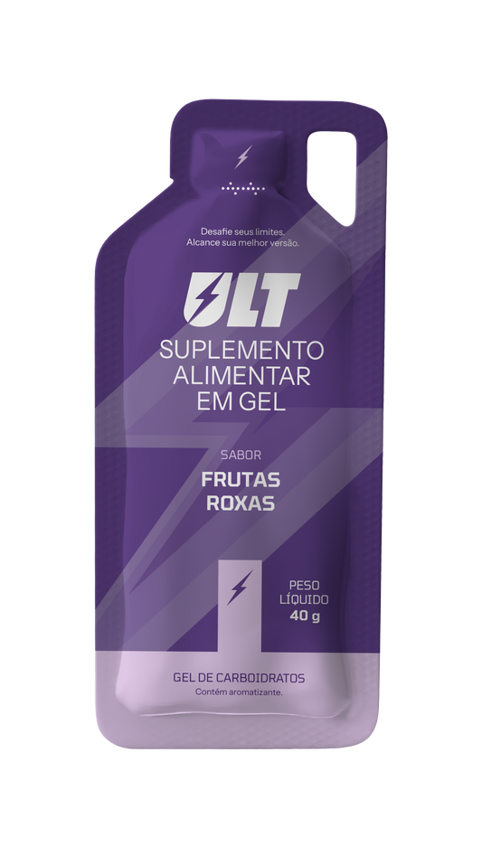 Gel de carboidrato - Frutas roxas