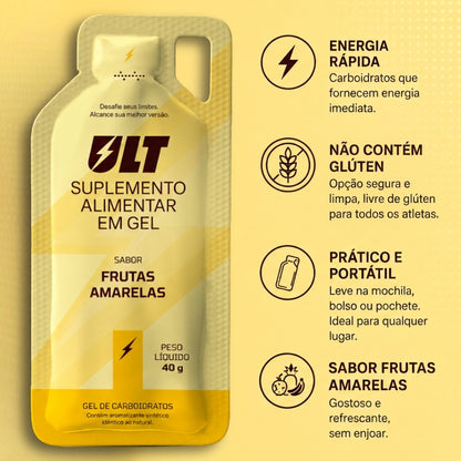 Gel de carboidrato - Frutas amarelas