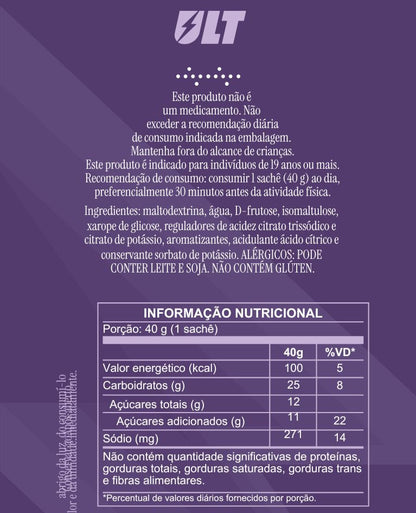 Gel de carboidrato - Frutas roxas